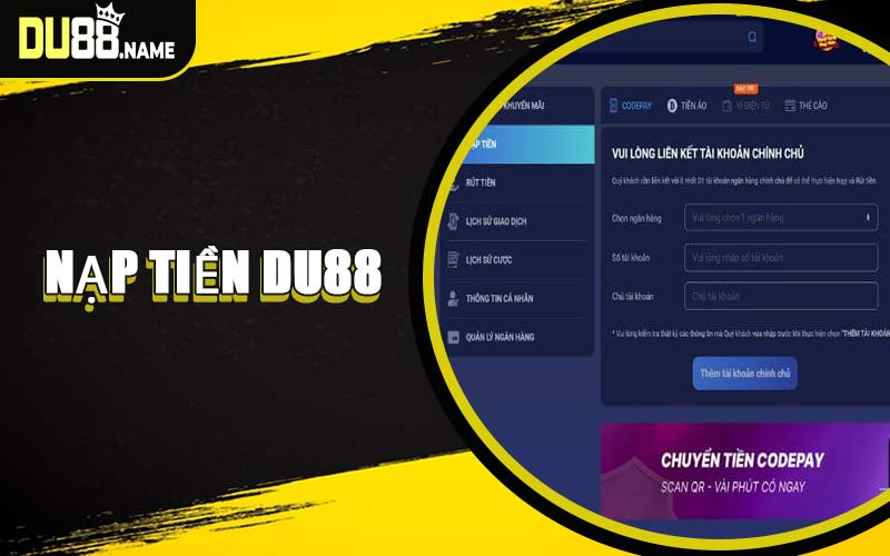 Nạp Tiền DU88